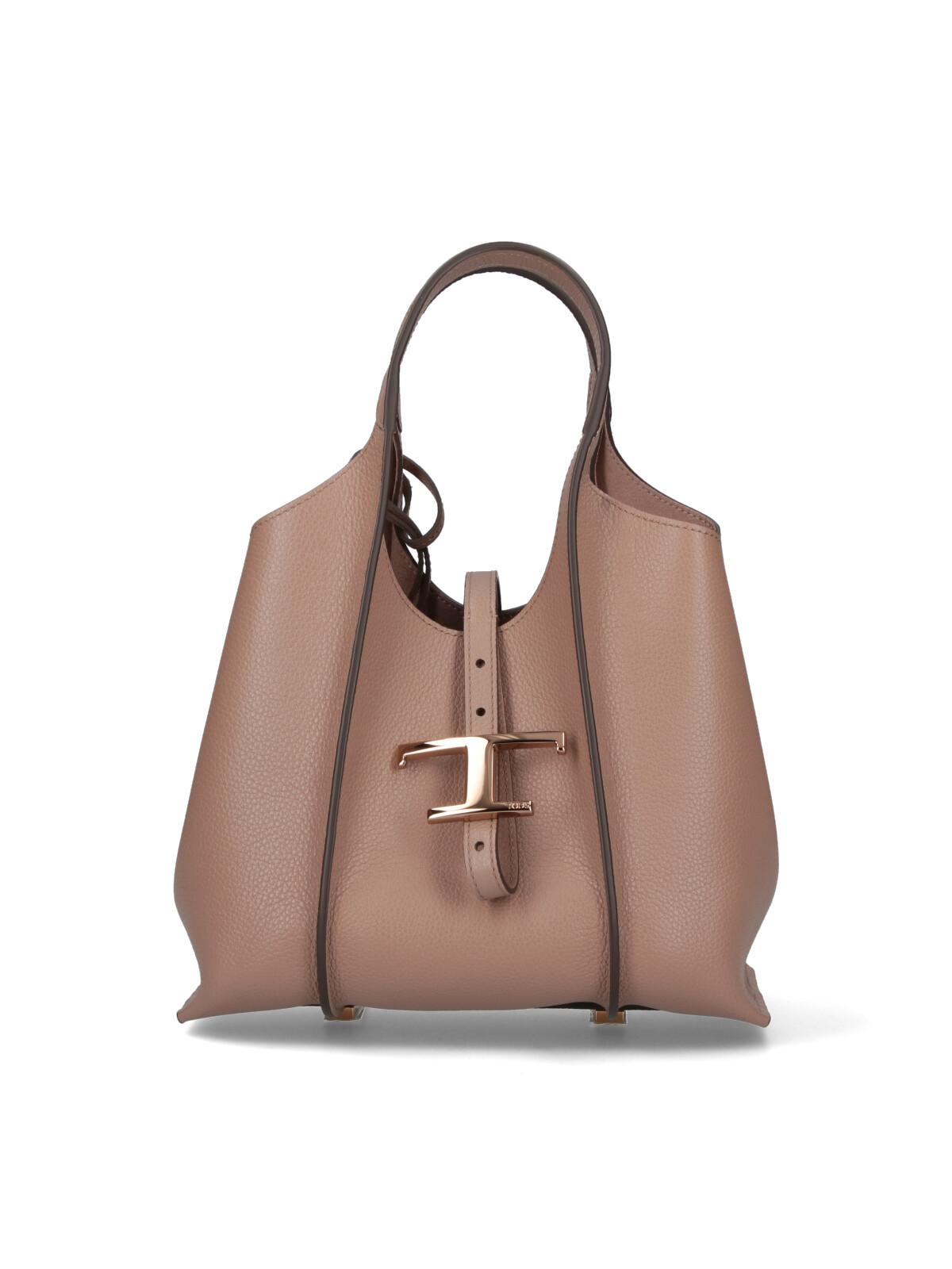 tod's tods bags beige outer: calf leather - women