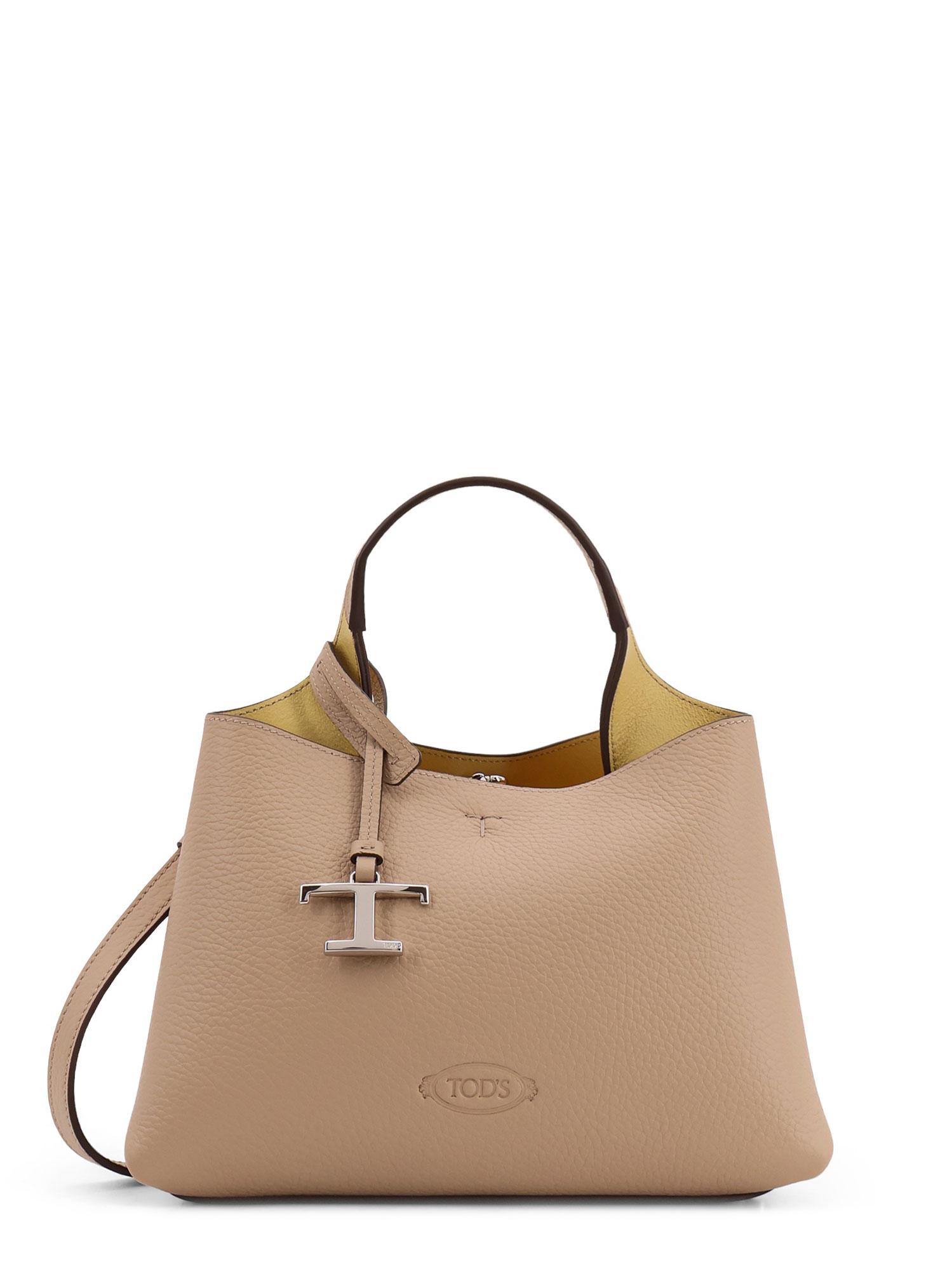 tod's tods bags beige pelle - women