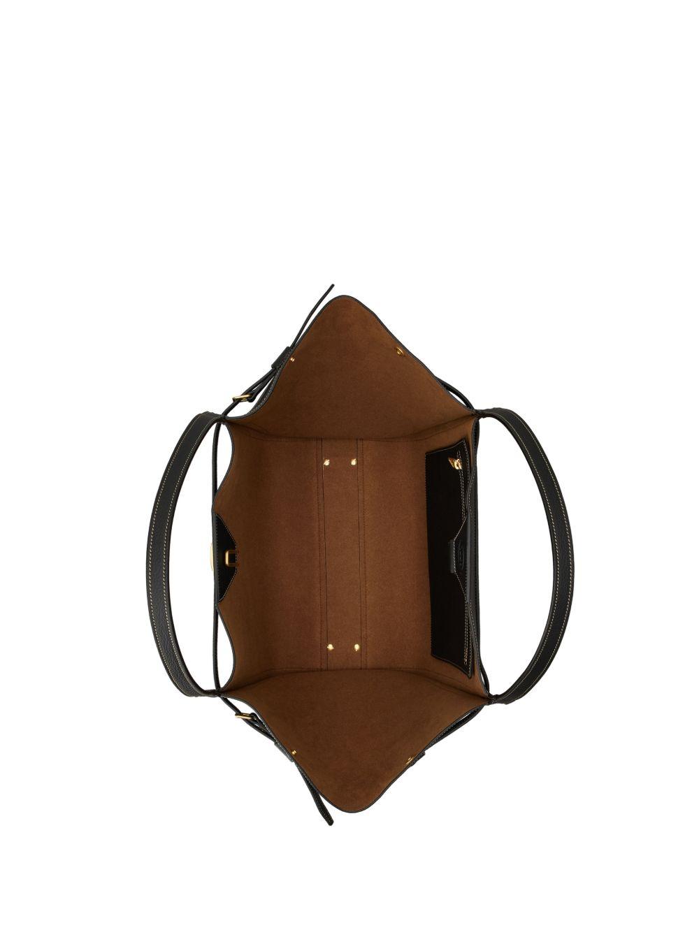 tod's tods bags black calf leather - women