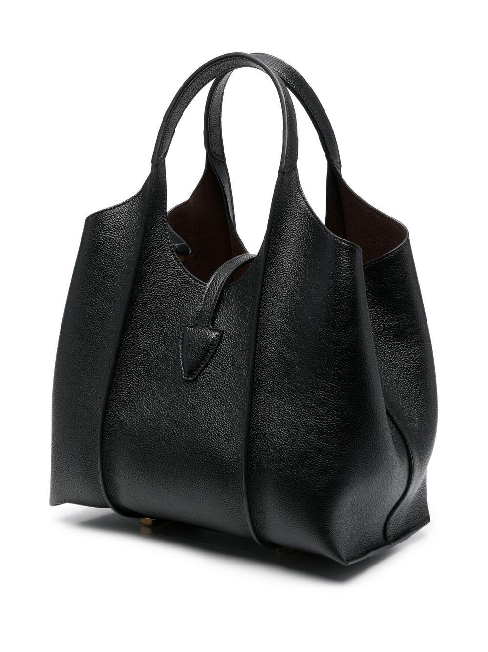tod's tods bags black calf leather - women