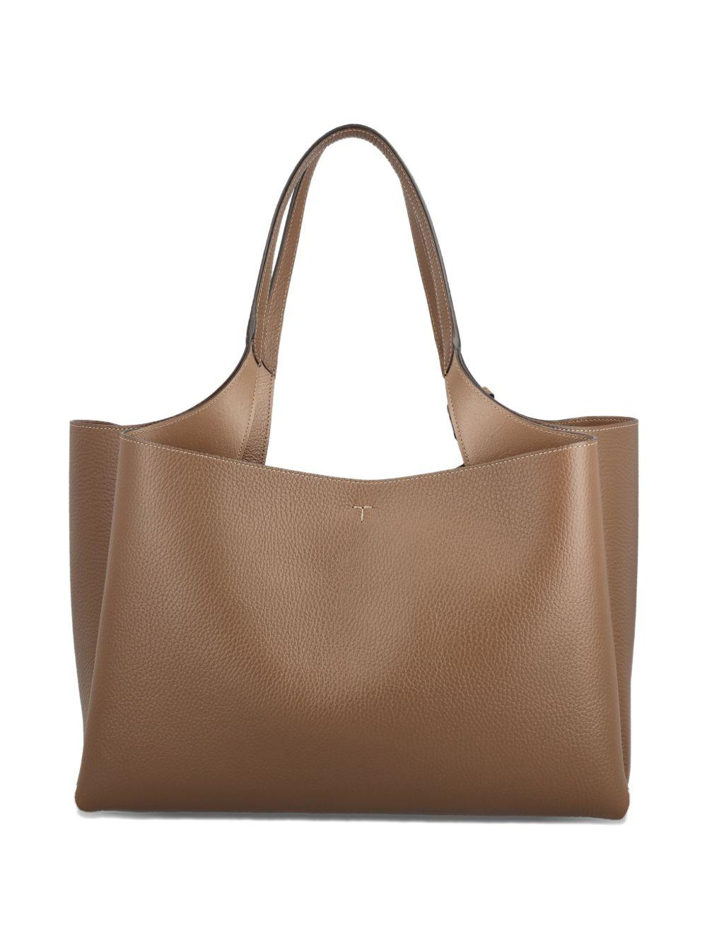 tod's tods bags brown calfskin - women