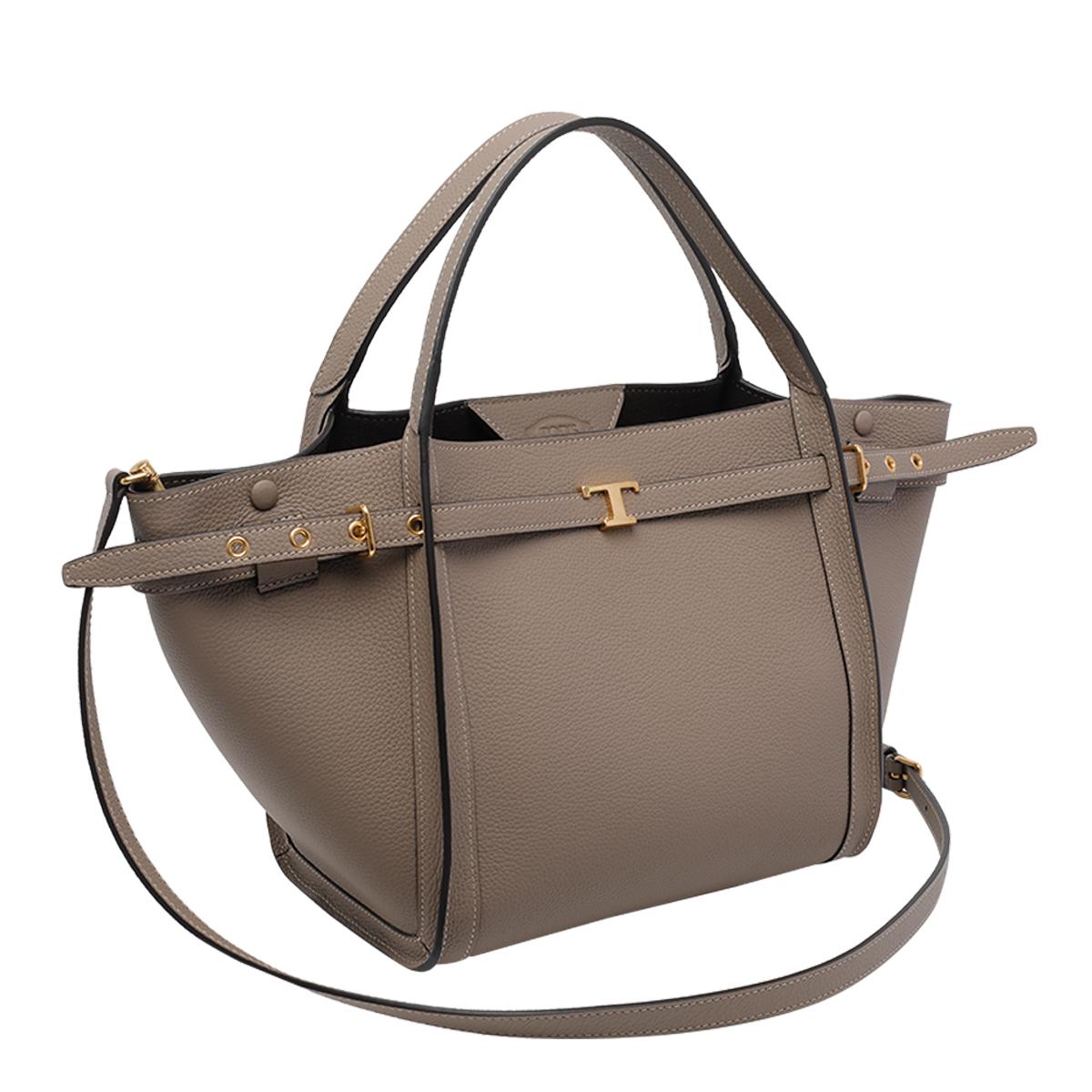 tod's tods bags grey calf leather - women