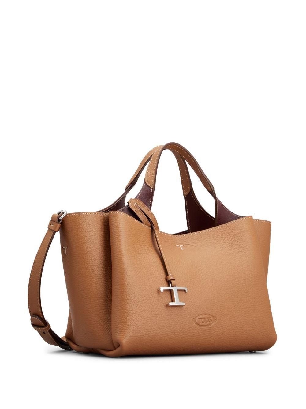 tod's tods bags leather brown outer - women