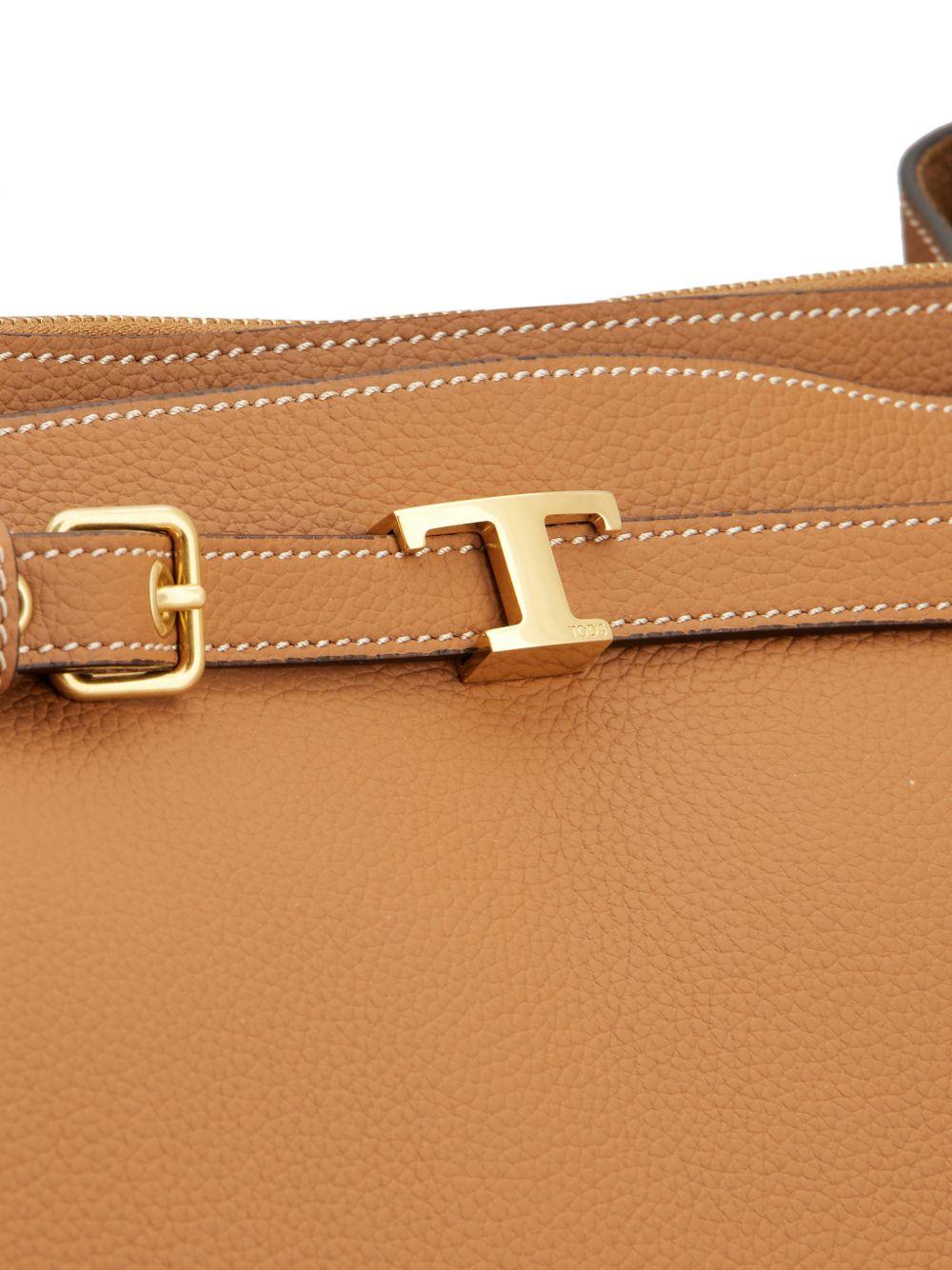 tod's tods bags tan leather - women