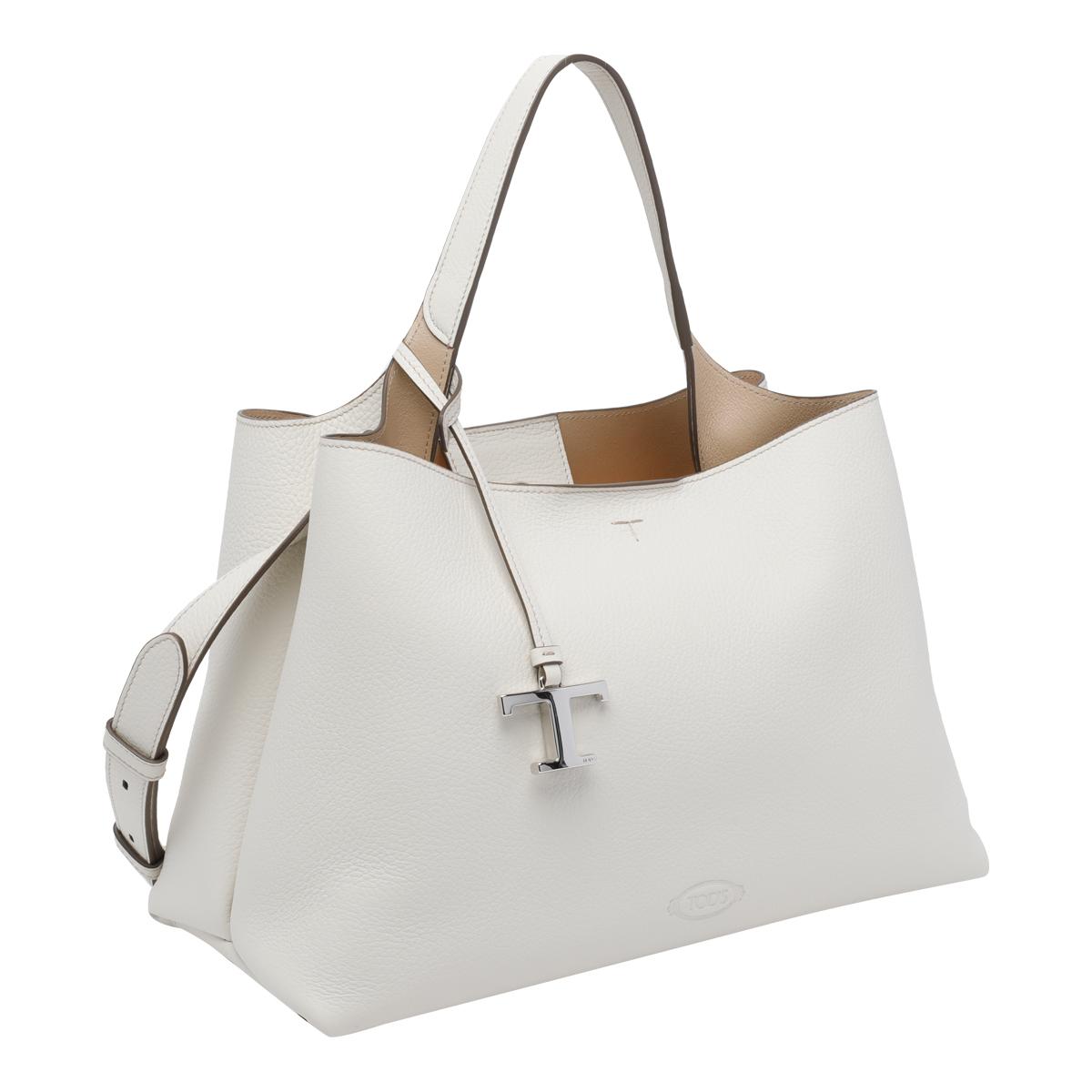 tod's tods bags white calf leather - women