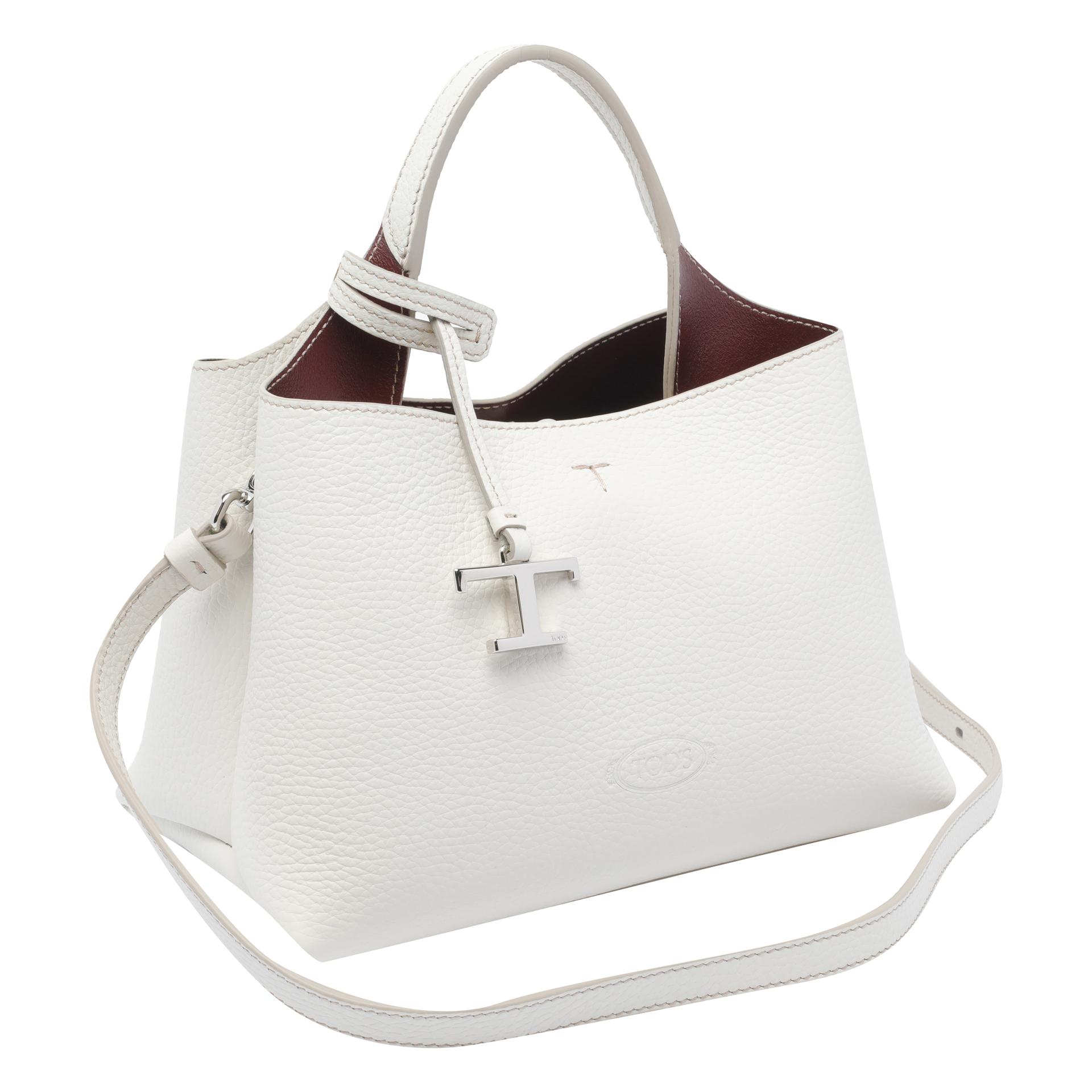 tod's tods bags white calf leather - women