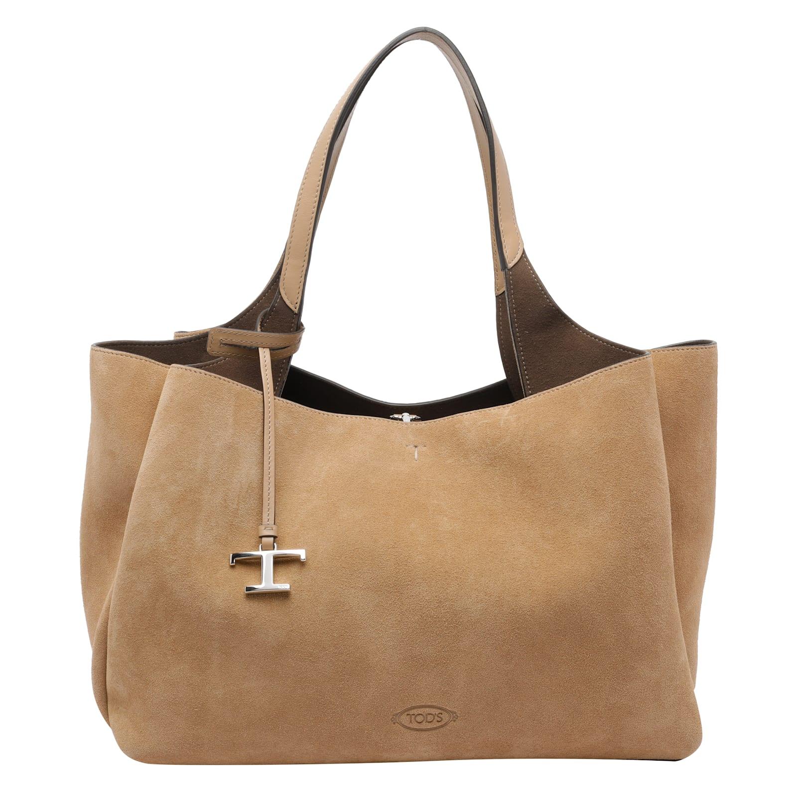 tod's tods logo shoulder bag