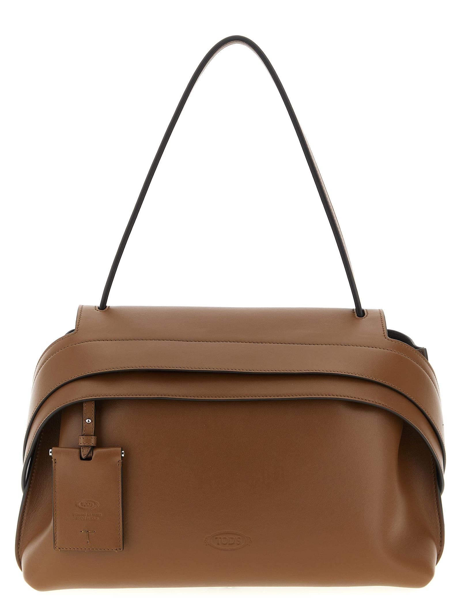 tod's tods wave medium shoulder bag