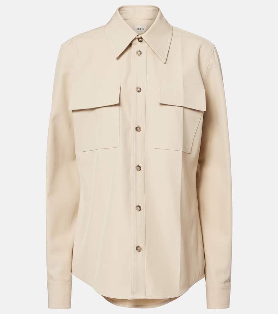 tod's wool and cotton shirt