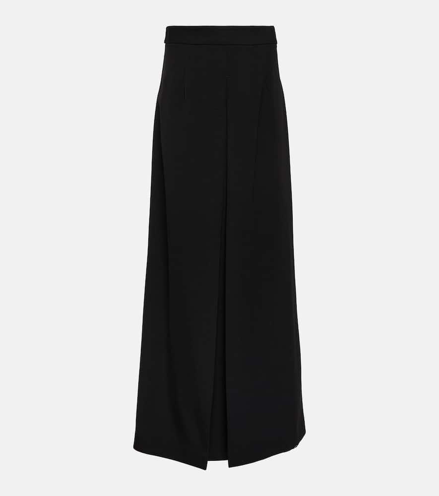 tod's wool maxi skirt