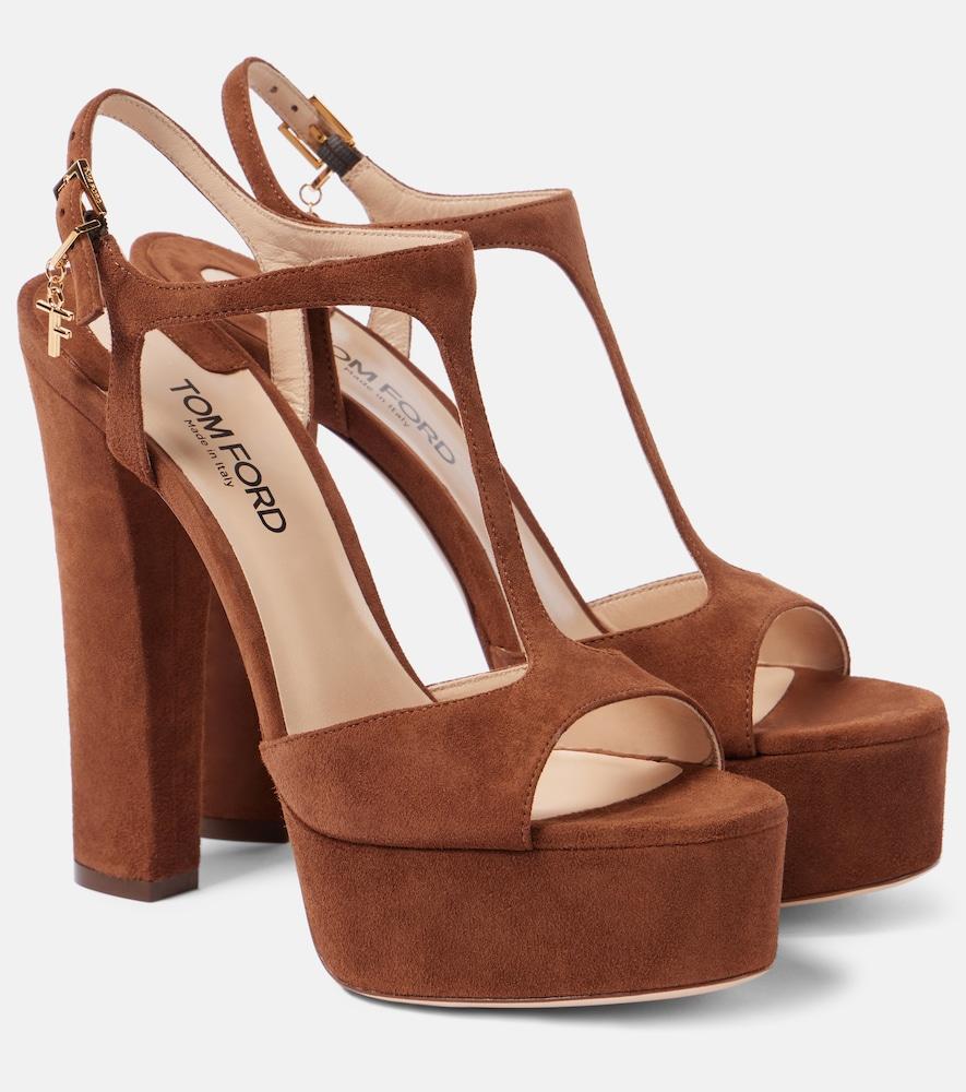 tom ford angelina 130 suede platform sandals
