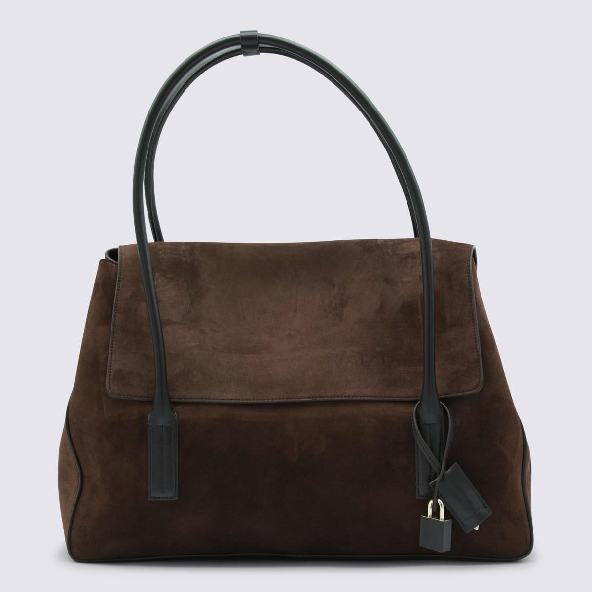 tom ford brown leather tote