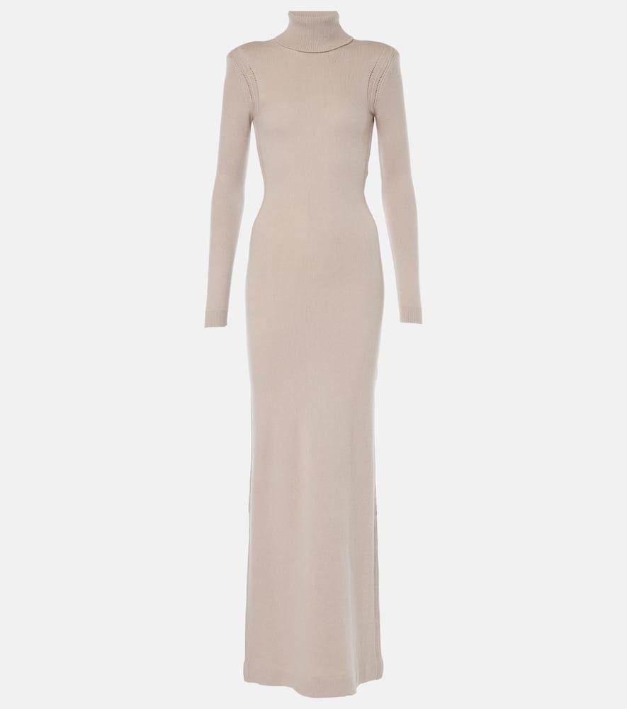 tom ford cashmere turtleneck gown