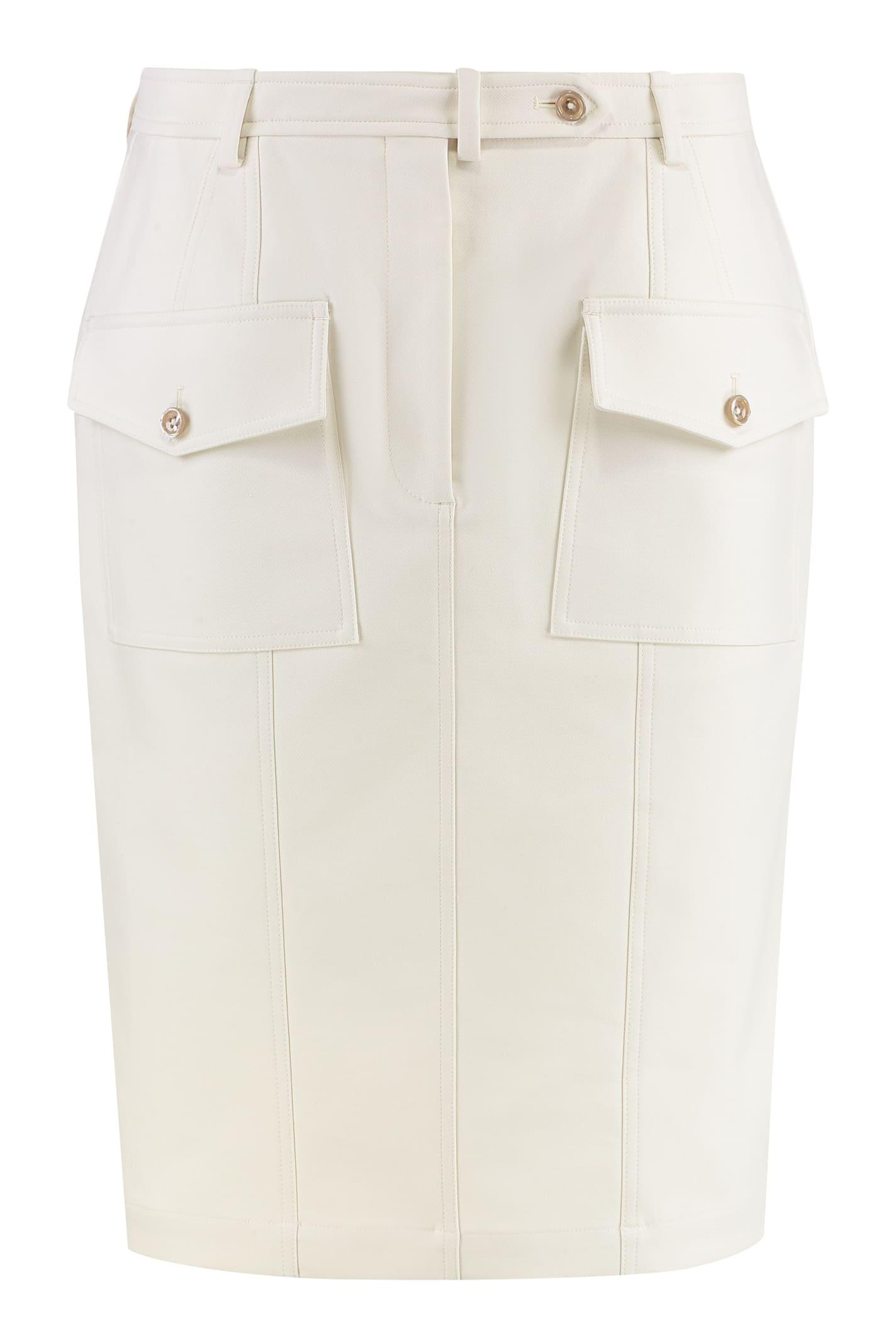 tom ford cotton midi skirt