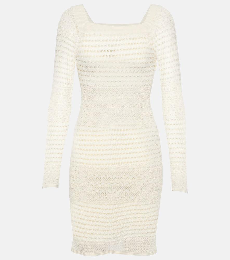 tom ford crochet minidress