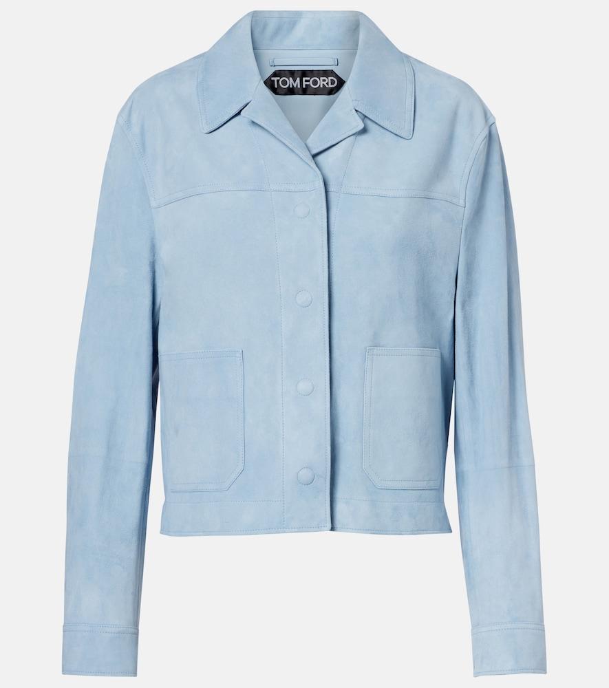tom ford cropped suede blouson jacket