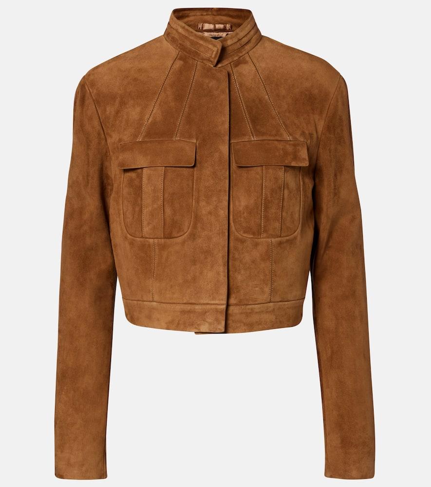 tom ford cropped suede jacket