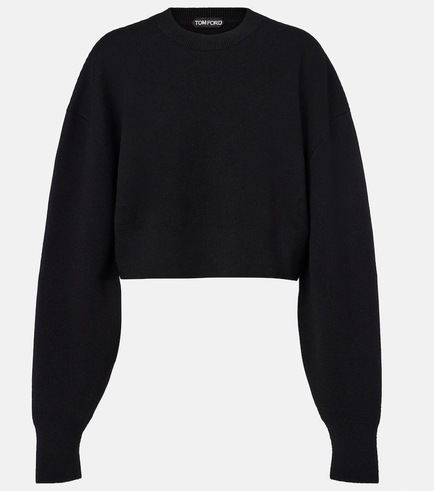 tom ford cropped wool and cashmere