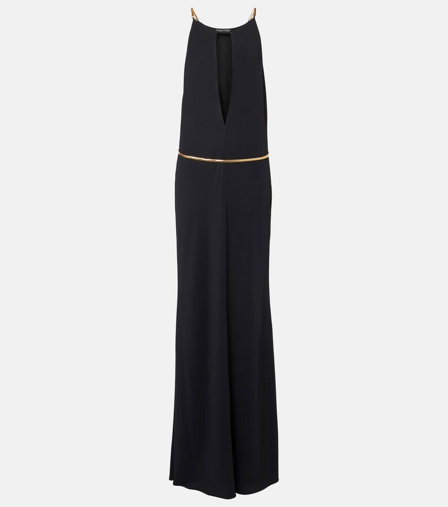 tom ford cutout jersey gown