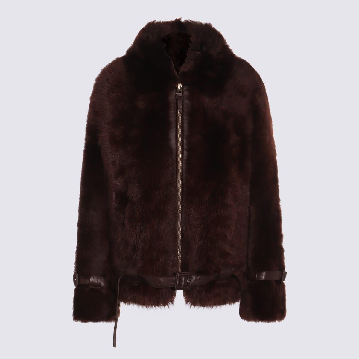 tom ford dark brown leather jacket