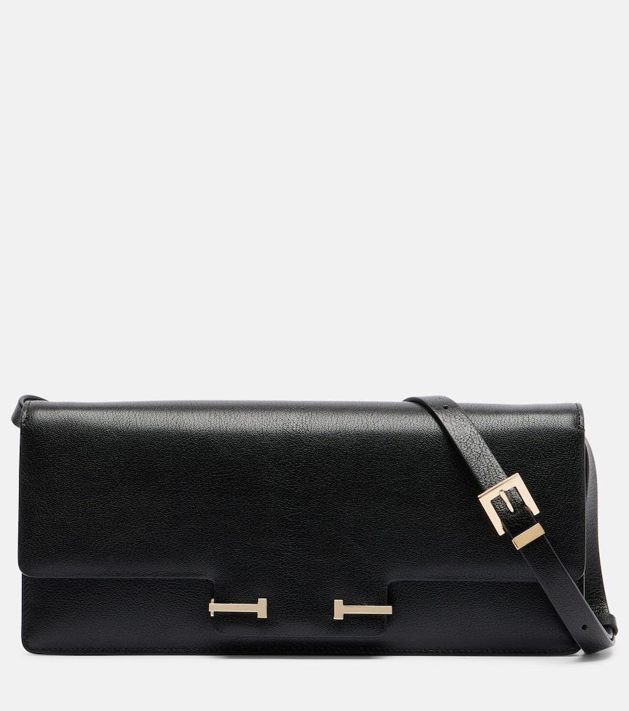tom ford double t leather shoulder bag