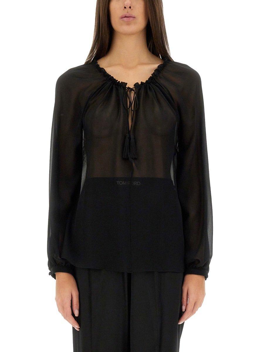 tom ford gathered top