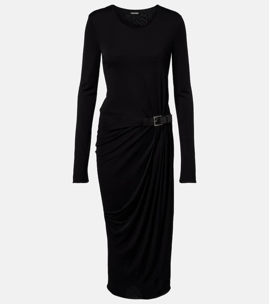 tom ford jersey midi dress