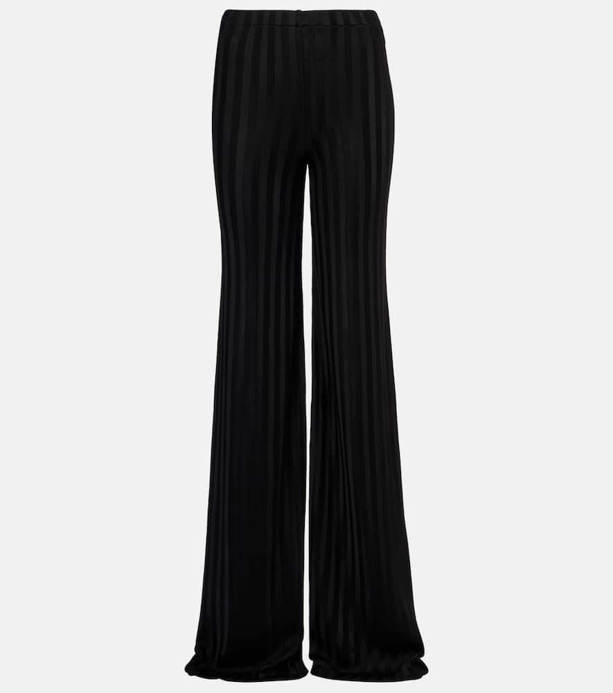 tom ford knitted flared pants