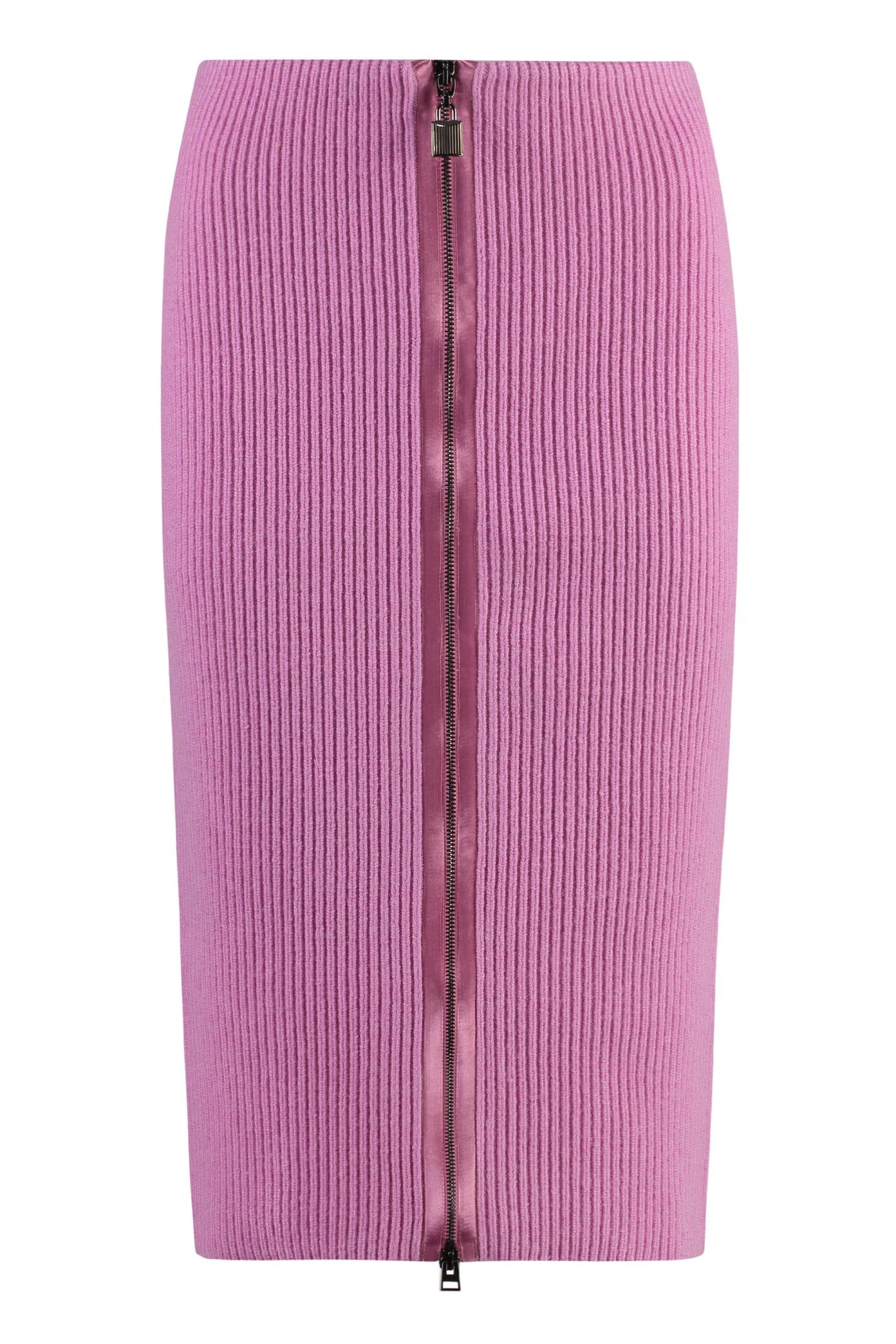 tom ford knitted skirt