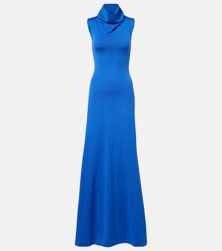 tom ford knitted wool maxi dress