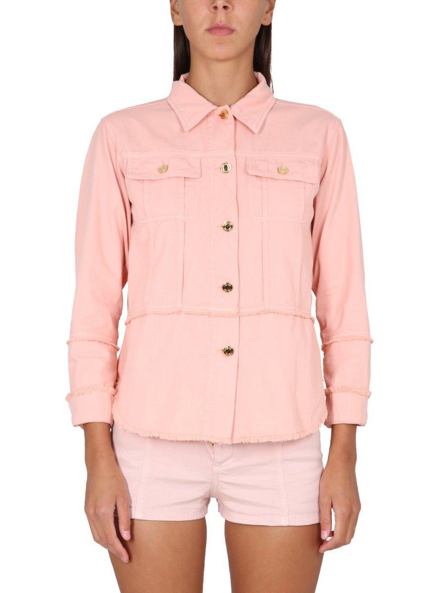 tom ford long sleeved buttoned denim shirt