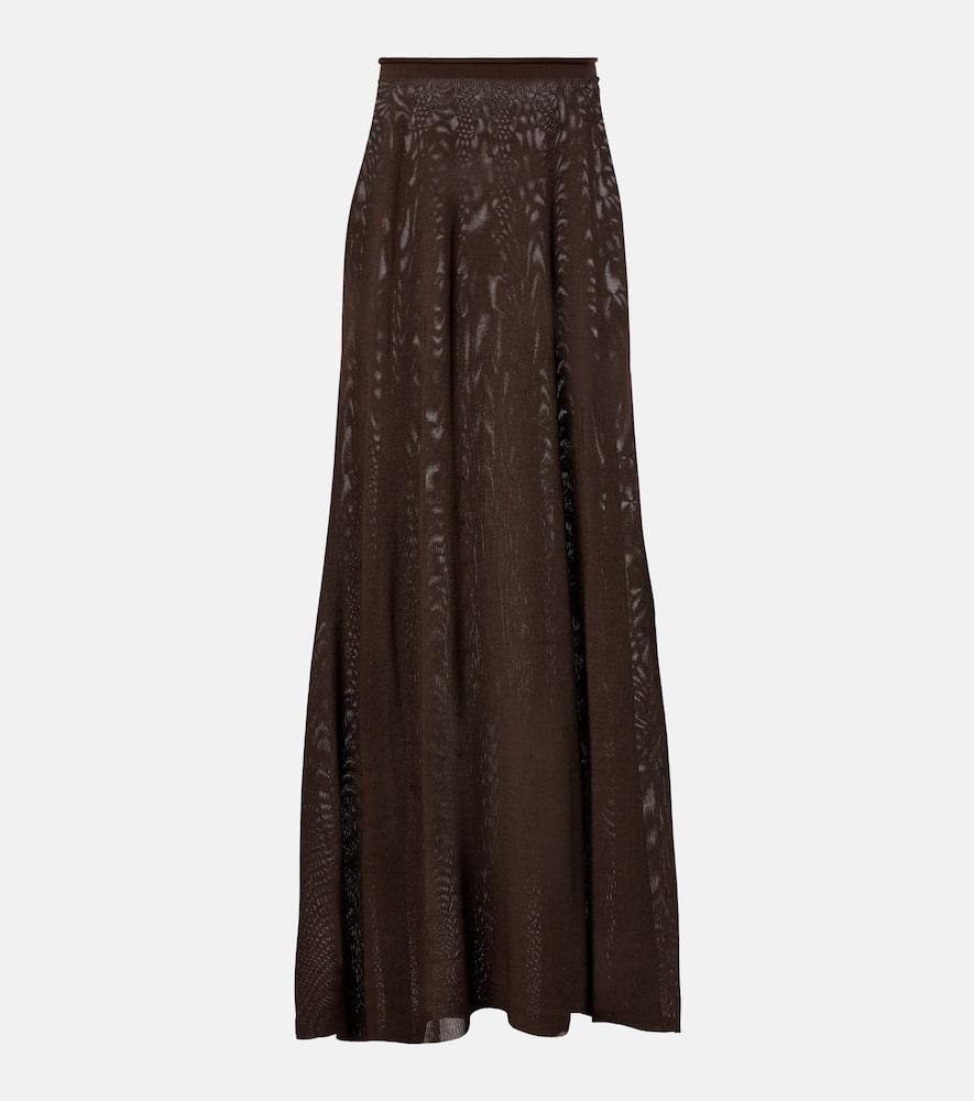 tom ford mesh maxi skirt