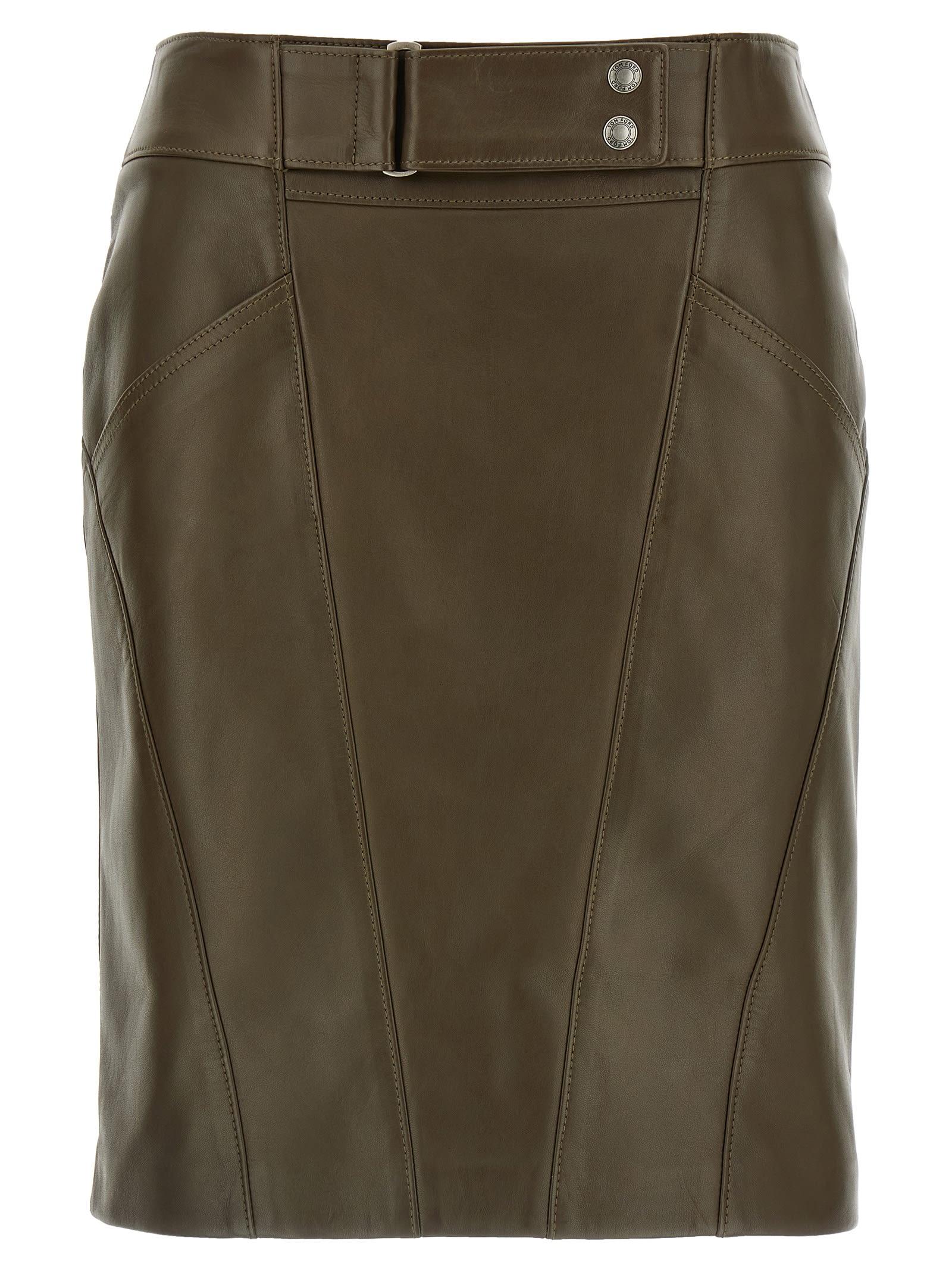 tom ford nappa skirt