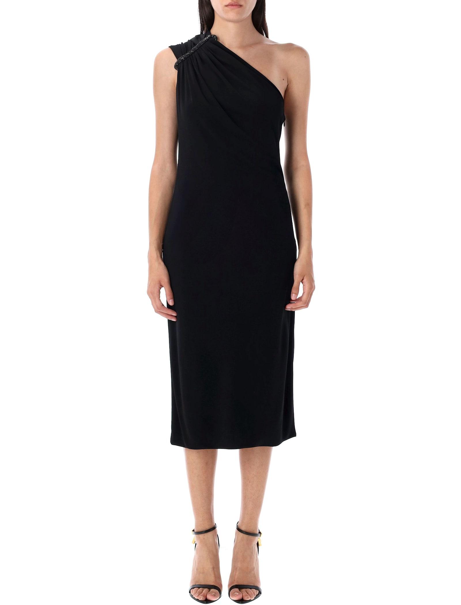 tom ford one shoulder midi dress