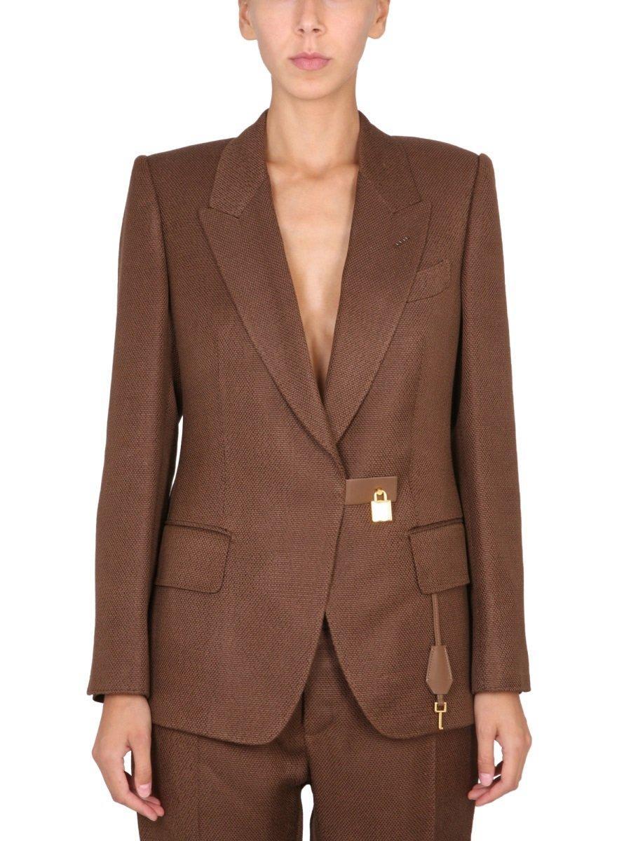 tom ford padlock singlebreasted blazer