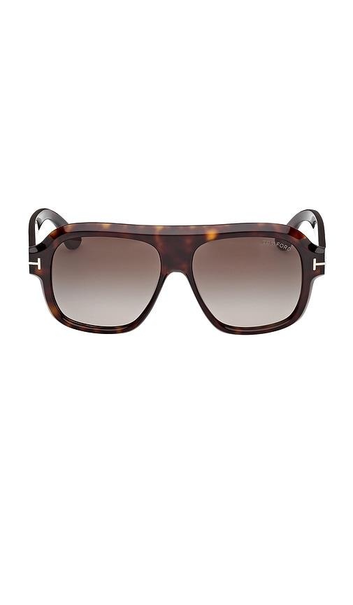 tom ford pilot sunglasses in black.