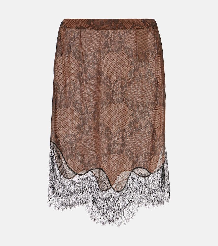 tom ford ramage tattoo lace miniskirt