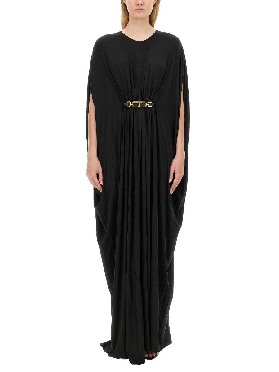 tom ford satin stretch-jersey kaftan dress