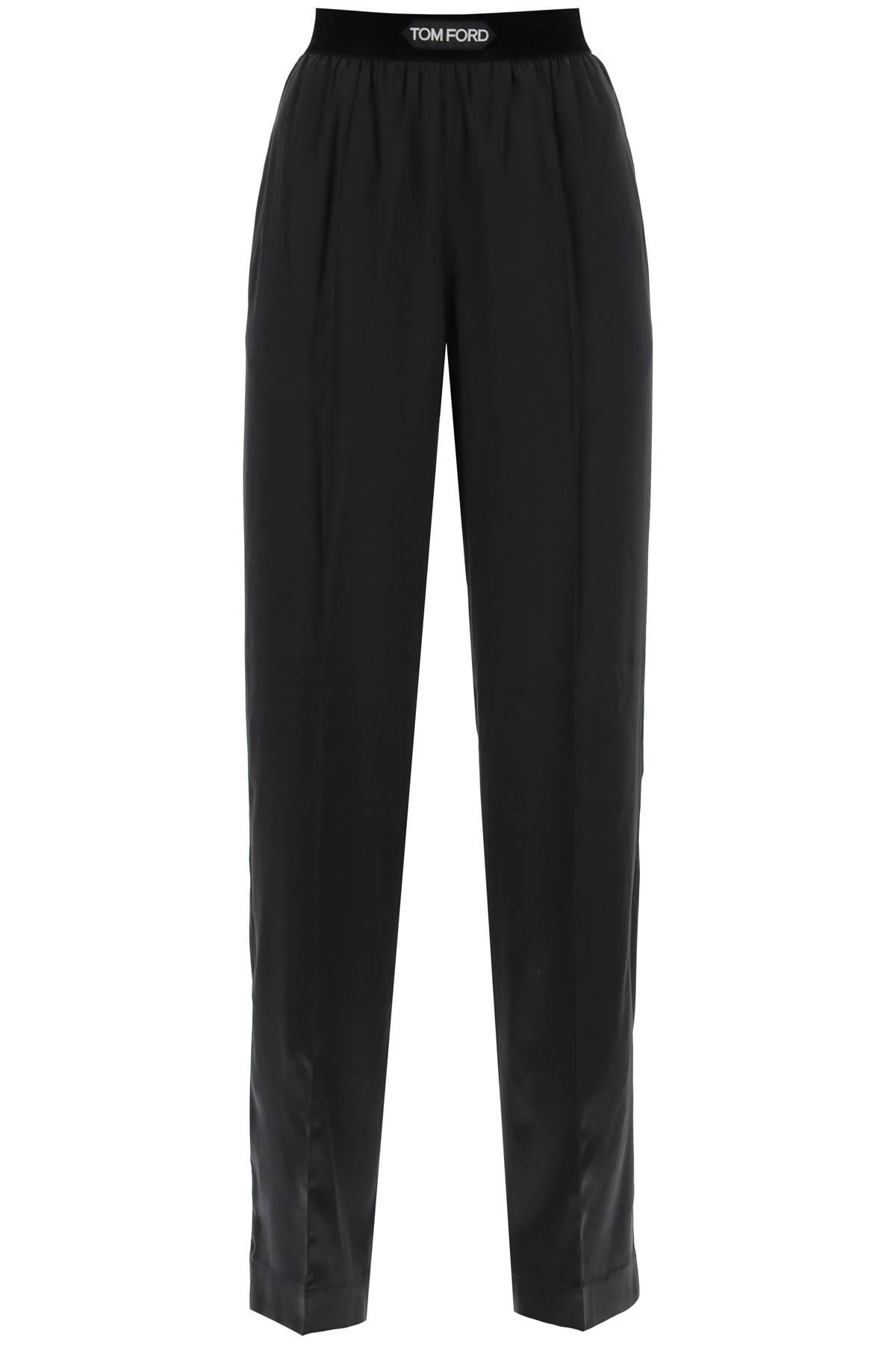 tom ford satin trousers