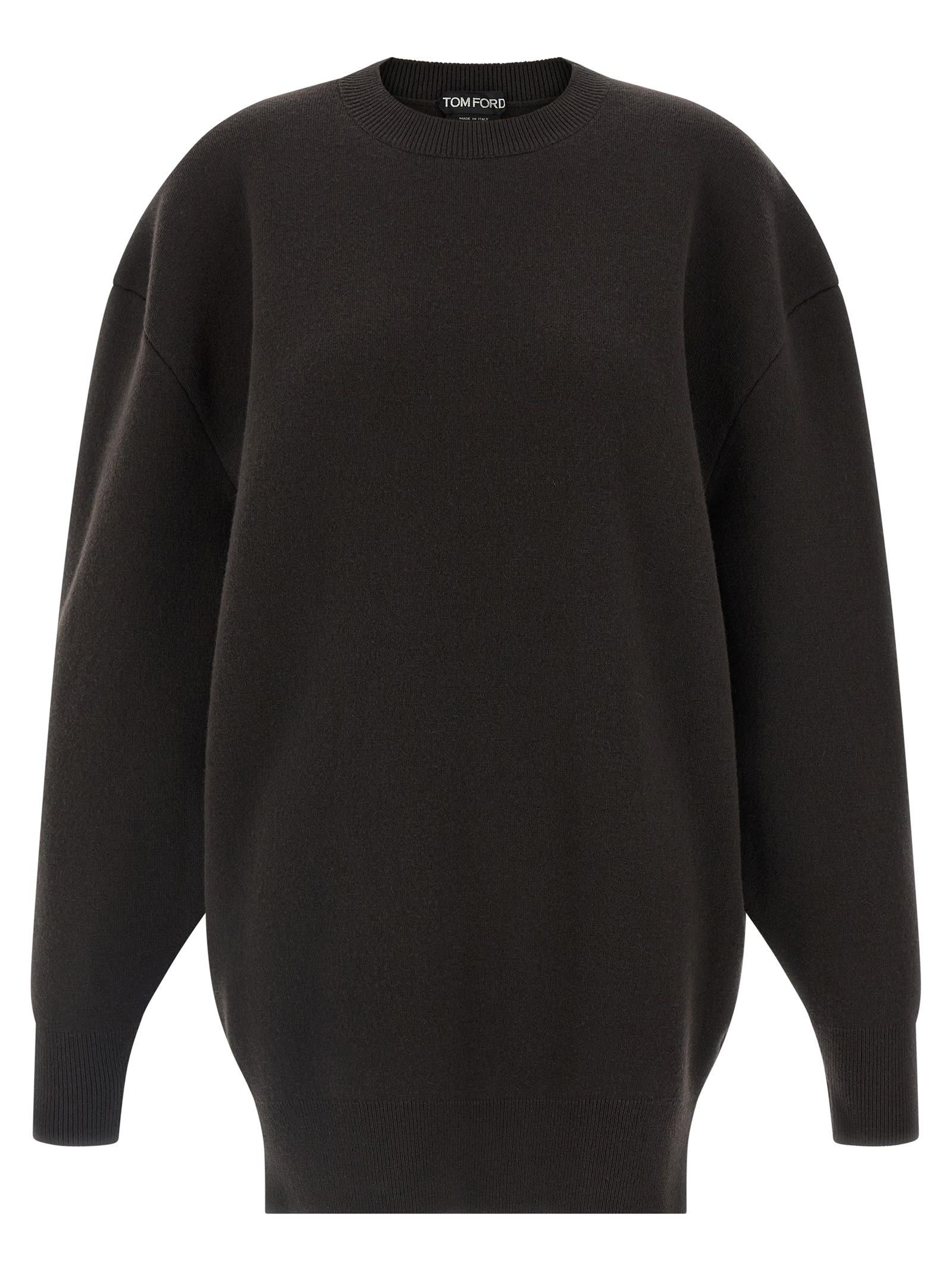 tom ford sculptural double face dress