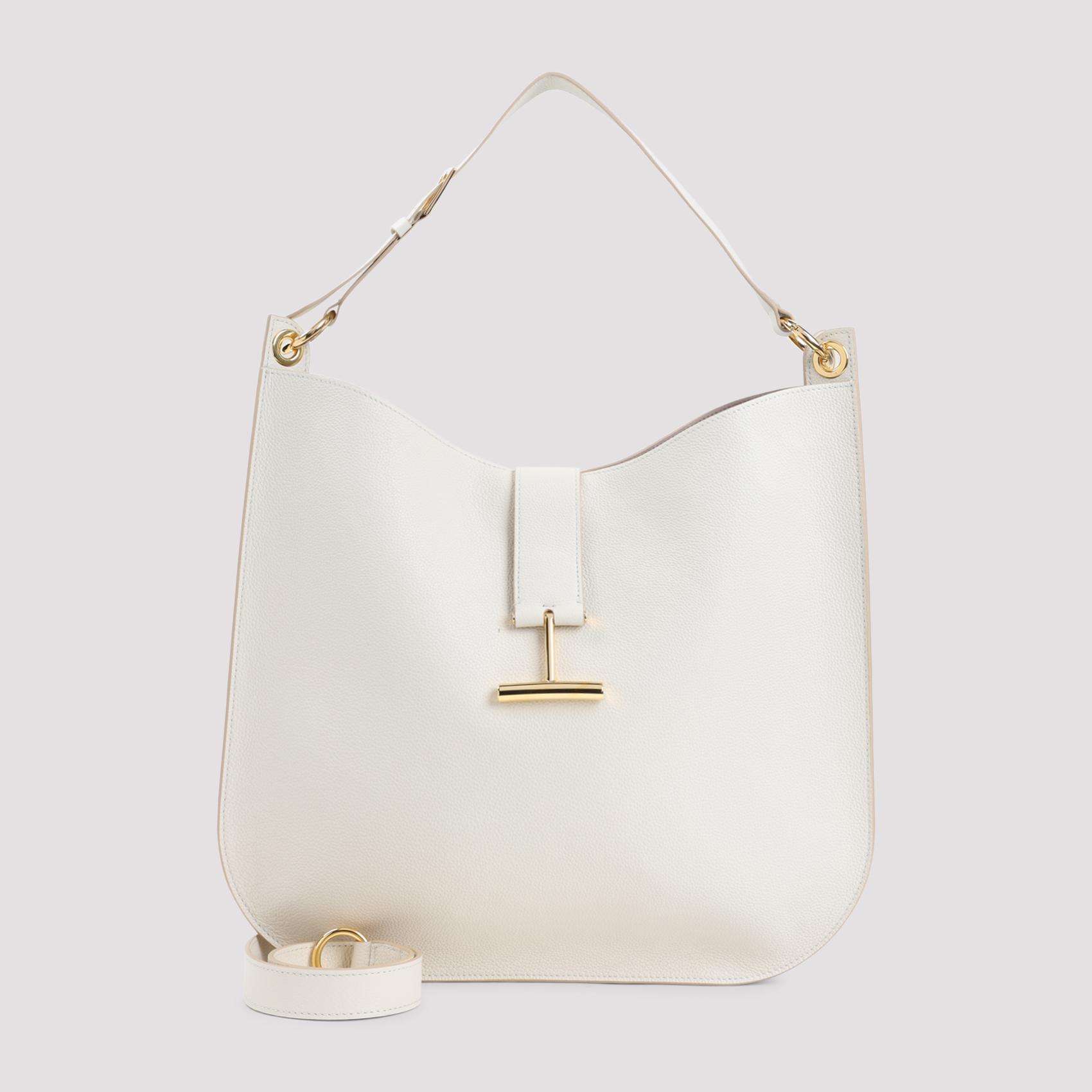 tom ford shoulder bag white calf leather - women