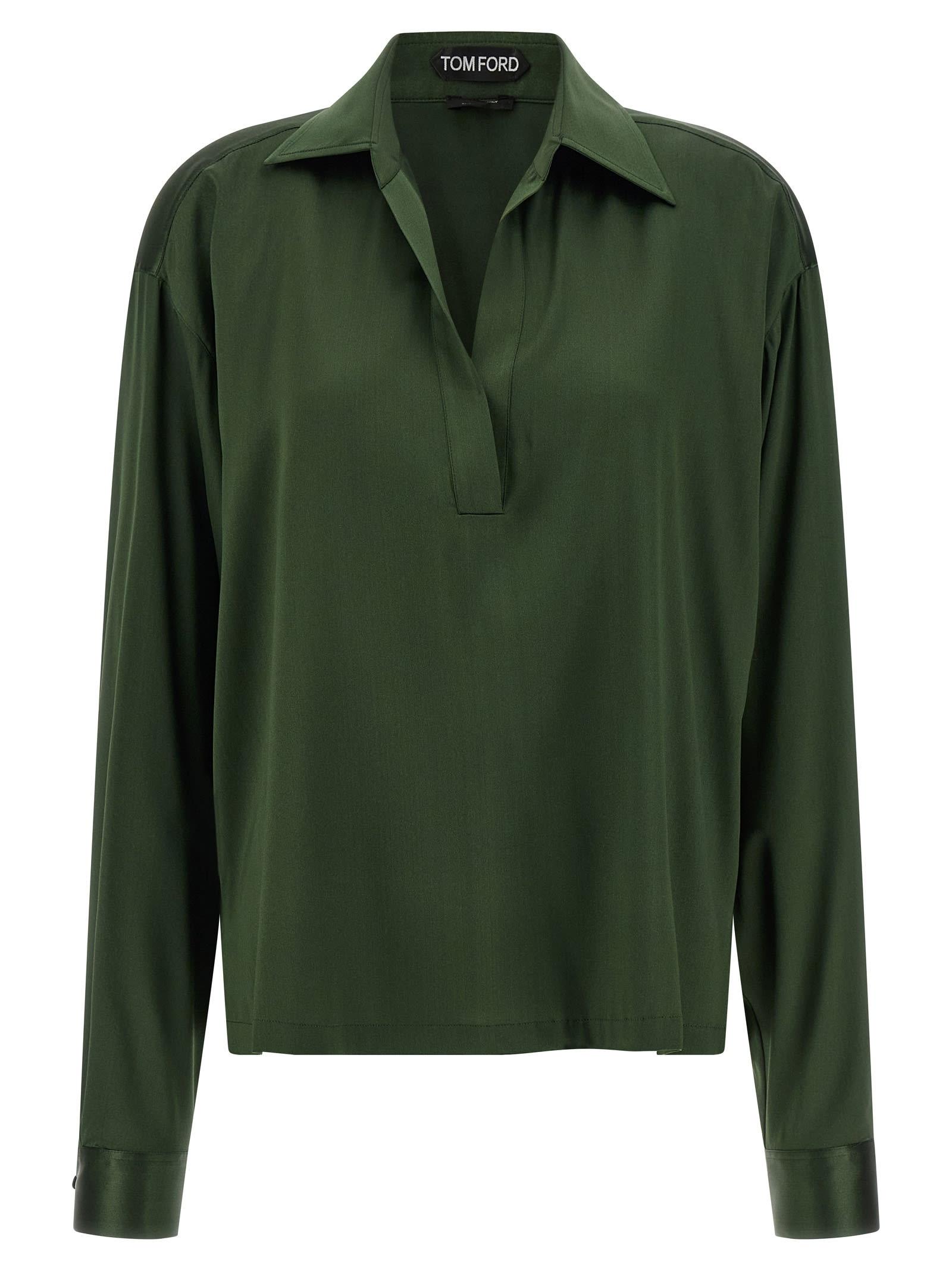 tom ford silk polo shirt