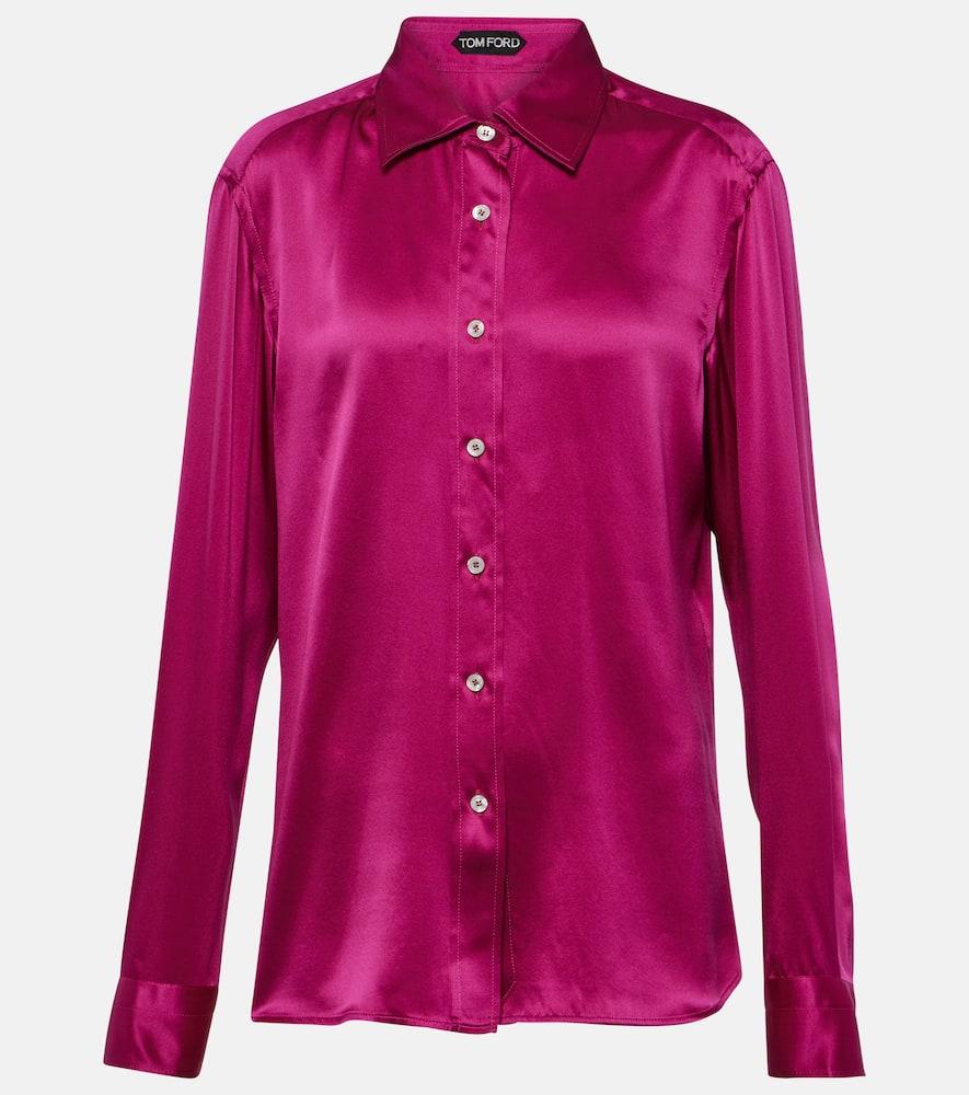 tom ford silk satin shirt