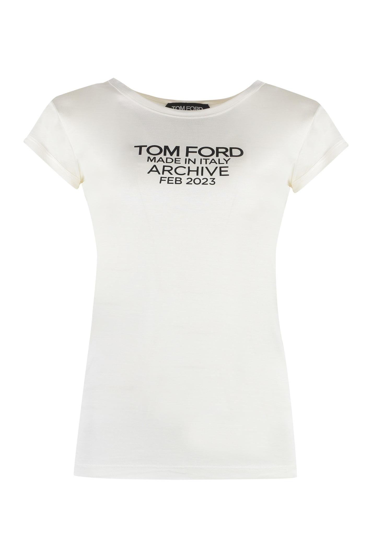 tom ford silk t-shirt