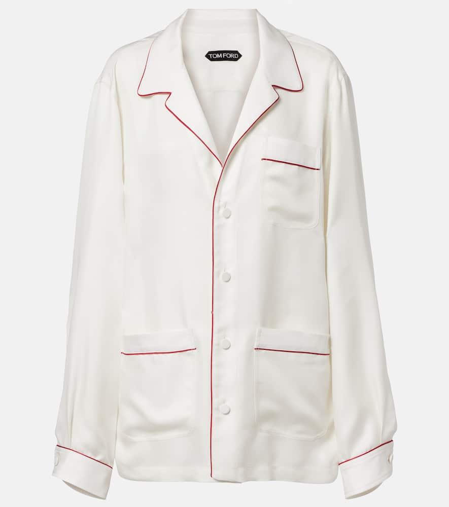 tom ford silk twill pajama shirt