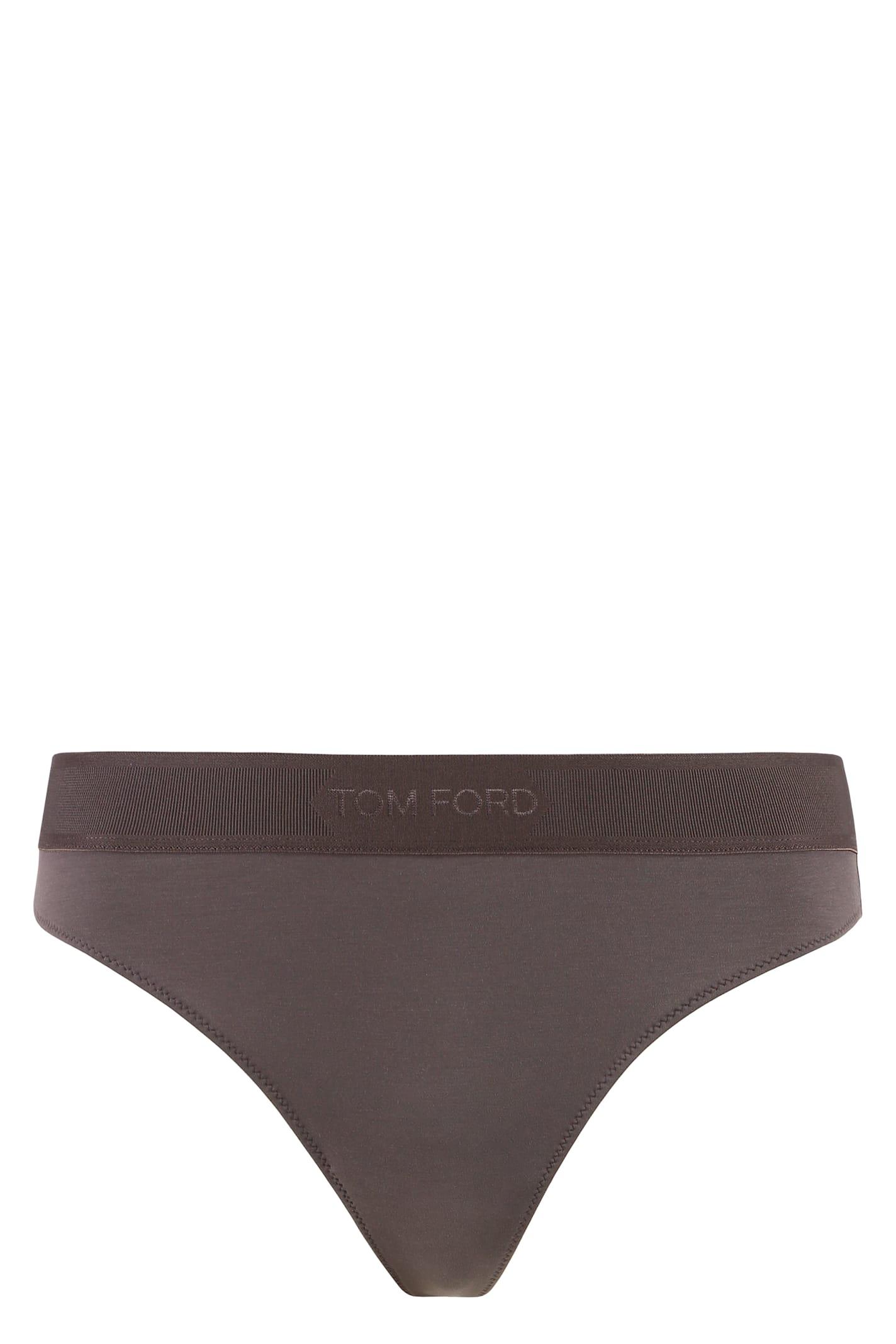 tom ford slip with logoed elastic band