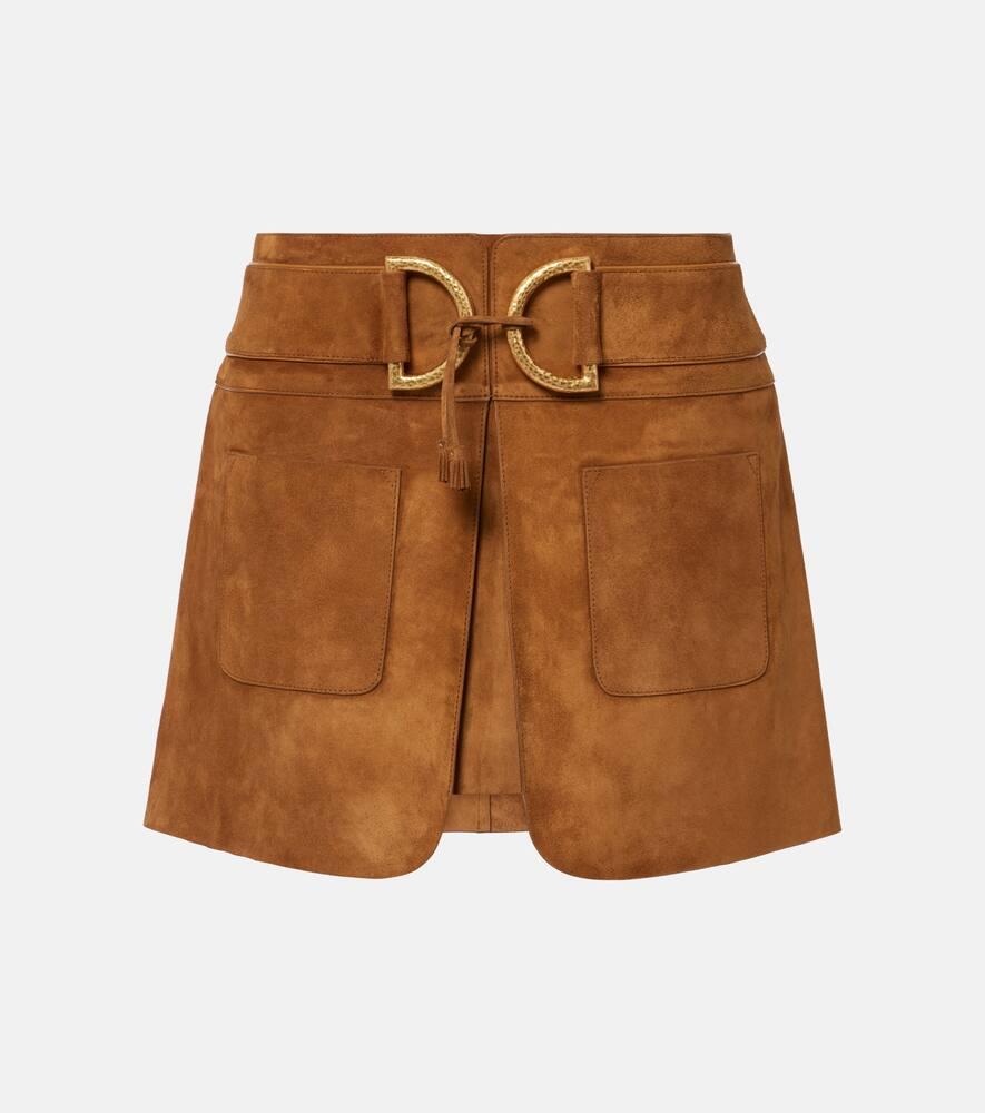 tom ford suede miniskirt