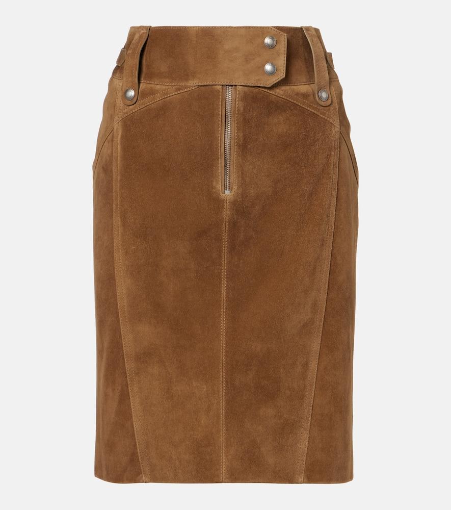 tom ford suede pencil skirt
