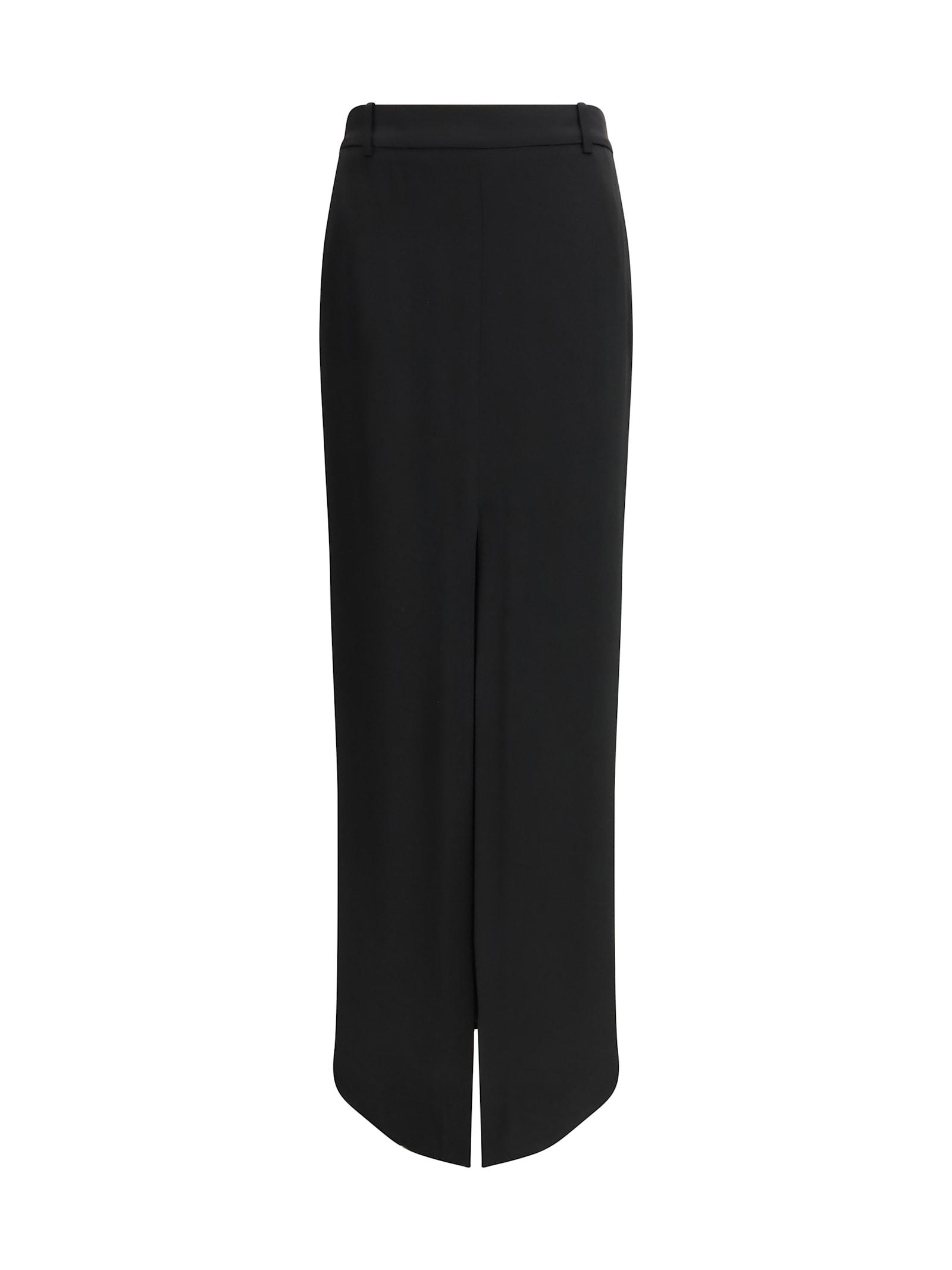 tom ford tailored crepe envers satin skirt