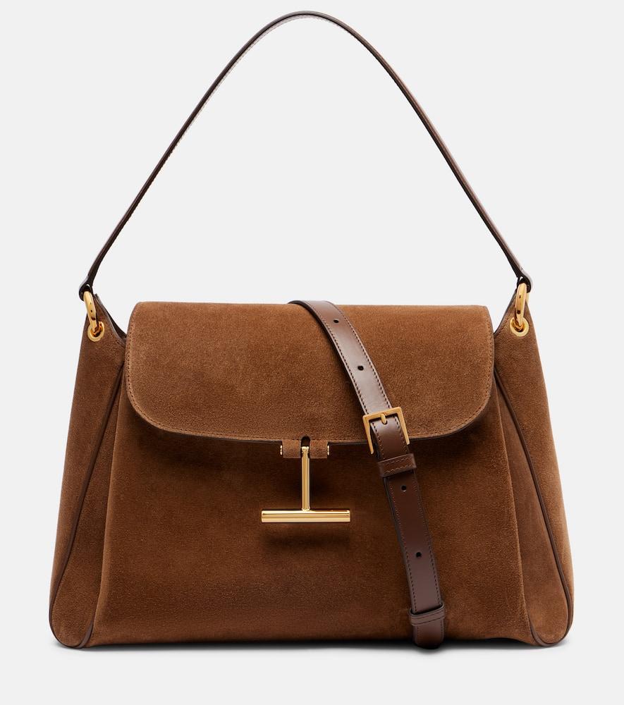 tom ford tara medium suede shoulder bag